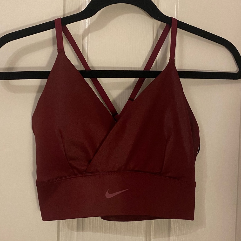 Nike Women's Burgundy Sports Bra